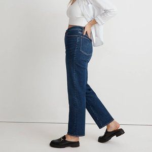 Madewell - The Perfect Vintage Straight Jean in Roxboro Wash - Size 28